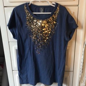 Tshirt bedazzled unique